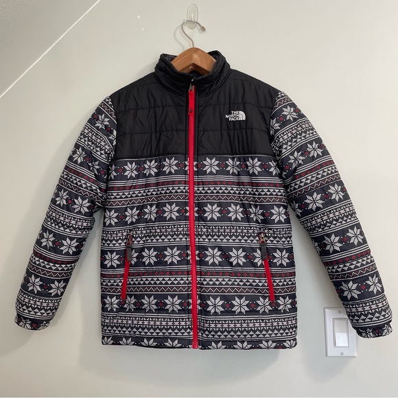 The North Face Boy's Reversible Mount Chimborazo Jacket Snowflake